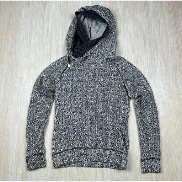 Maison Scotch Casual Funnel Neck Double Hood Hoodie Pullover Sweater Size 2 US 6 - Picture 1 of 16